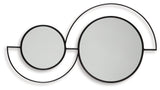 Shayham Black Accent Mirror by Ashley at Eve Furniture
