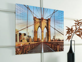 Shayward Blue/Amber Wall Art by Ashley at Eve Furniture
