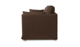 Shea Sofa Dark Brown by Moe's Home at Eve Furniture
