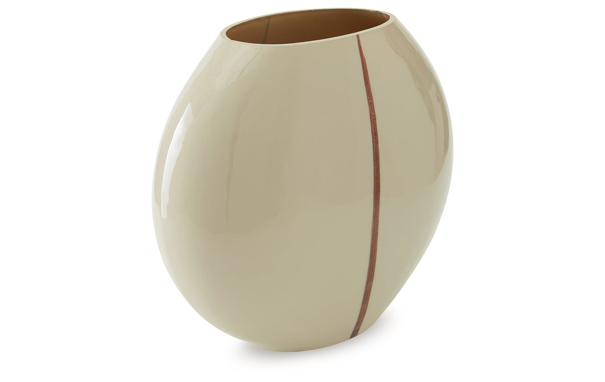 Sheabourne Cream Vase by ASHLEY FURNITURE at Eve Furniture