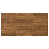 Sheeran Rustic Amber Writing Desk with 4 Hidden Storages by Coaster at Eve Furniture