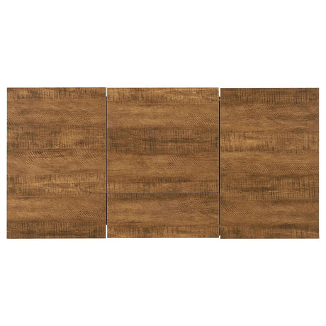 Sheeran Rustic Amber Writing Desk with 4 Hidden Storages by Coaster at Eve Furniture