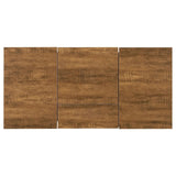 Sheeran Rustic Amber Writing Desk with 4 Hidden Storages by Coaster at Eve Furniture