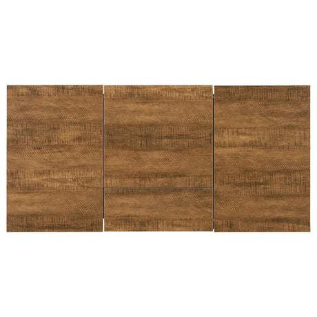 Sheeran Rustic Amber Writing Desk with 4 Hidden Storages by Coaster at Eve Furniture