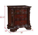 Sheffield Rich Brown Nightstand by Crown Mark at Eve Furniture