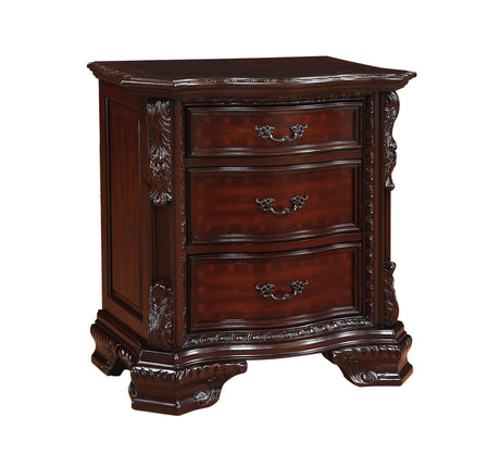 Sheffield Rich Brown Nightstand by Crown Mark at Eve Furniture