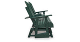 Shell Beach Green Outdoor Loveseat Glider by Ashley at Eve Furniture