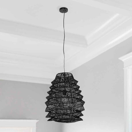 Shelly Pendant Black Pendant Lamp by Classic Home at Eve Furniture