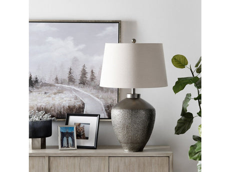 Shepherd Grey/Oatmeal Table Lamp by Crestview at Eve Furniture