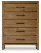 Sherbana Light Brown Chest of Drawers by Ashley at Eve Furniture