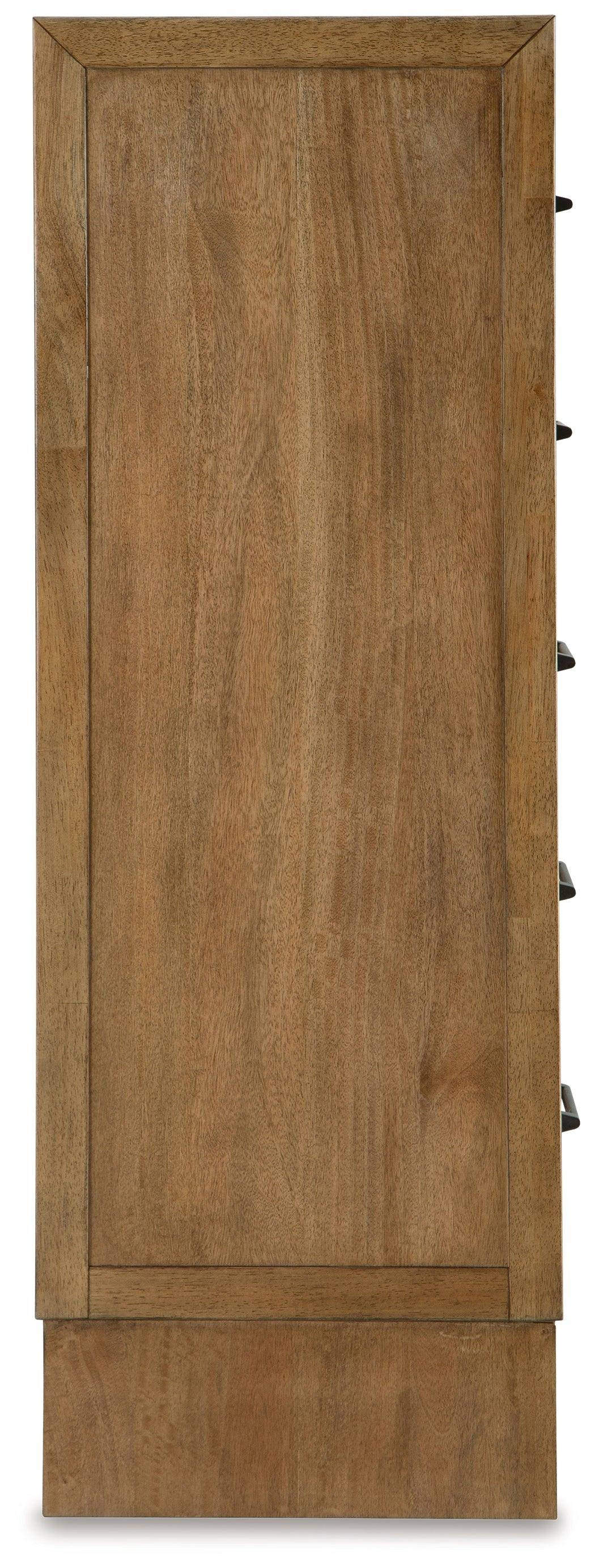 Sherbana Light Brown Chest of Drawers by Ashley at Eve Furniture