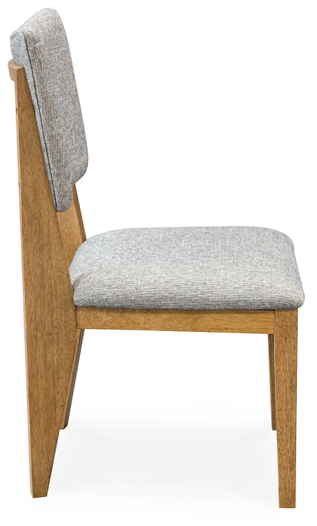 Sherbana Light Brown Dining Chair, Set of 2