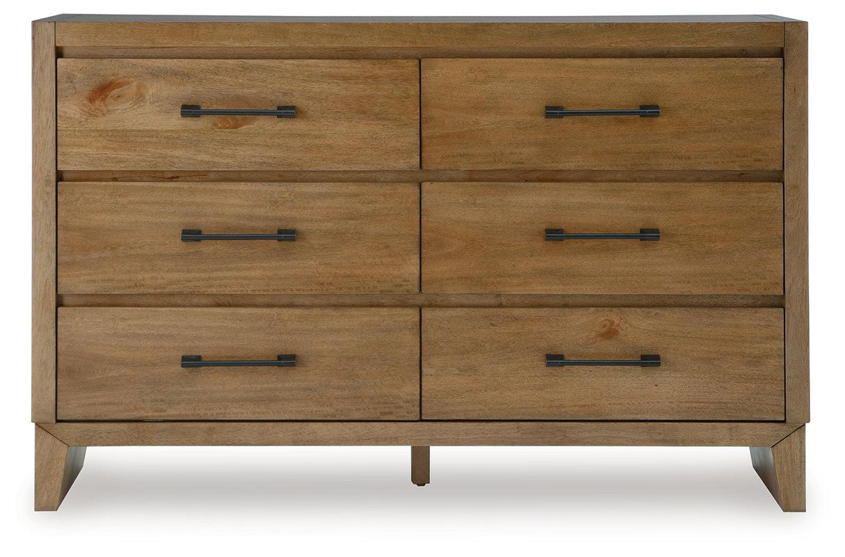 Sherbana Light Brown Dresser by Ashley at Eve Furniture