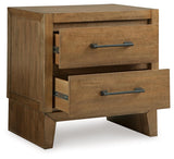 Sherbana Light Brown Nightstand by Ashley at Eve Furniture