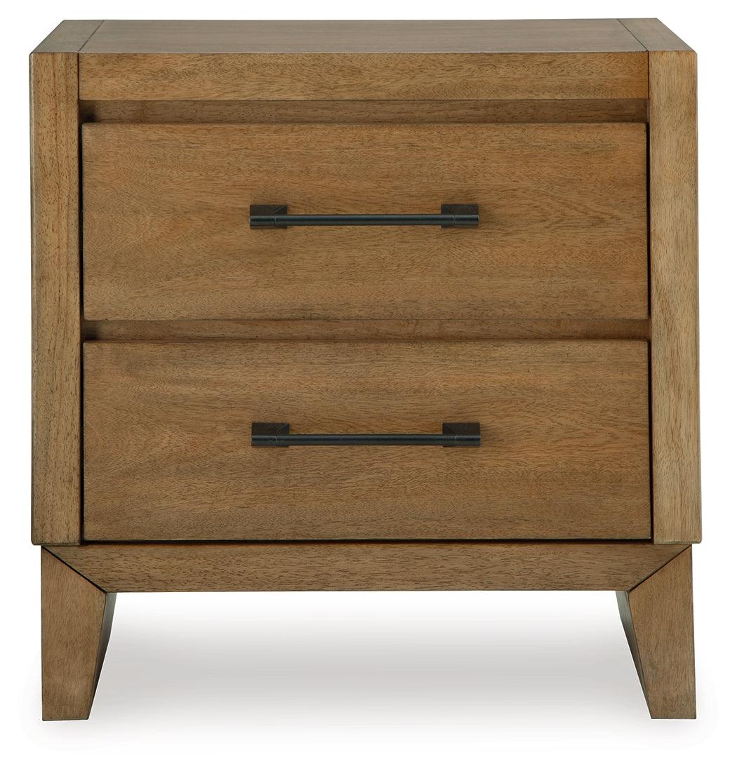 Sherbana Light Brown Nightstand by Ashley at Eve Furniture