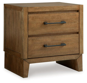 Sherbana Light Brown Nightstand by Ashley at Eve Furniture