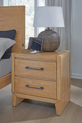 Sherbana Light Brown Platform Bedroom Set by Ashley at Eve Furniture