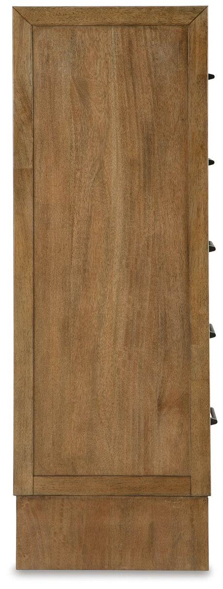 Sherbana Light Brown Chest of Drawers by Ashley at Eve Furniture