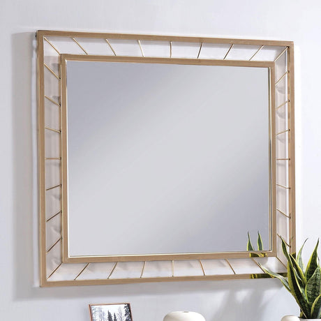 Sherbrooke Gold Mirror by Furniture of America at Eve Furniture