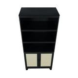 Sheridan Bookcase Cabinet in Black (set of 2) by Manhattan Comfort at Eve Furniture