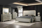 Sheridan Dark Walnut/White 4-Piece Queen Bedroom Set by Furniture of America at Eve Furniture