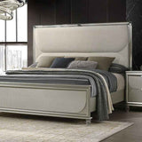 Sheridan Dark Walnut/White 4-Piece Queen Bedroom Set by Furniture of America at Eve Furniture