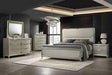 Sheridan Dark Walnut/White 4-Piece Queen Bedroom Set by Furniture of America at Eve Furniture