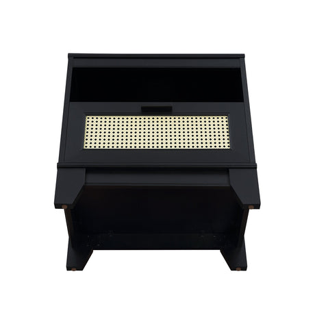 Sheridan Nightstand in Black by Manhattan Comfort at Eve Furniture