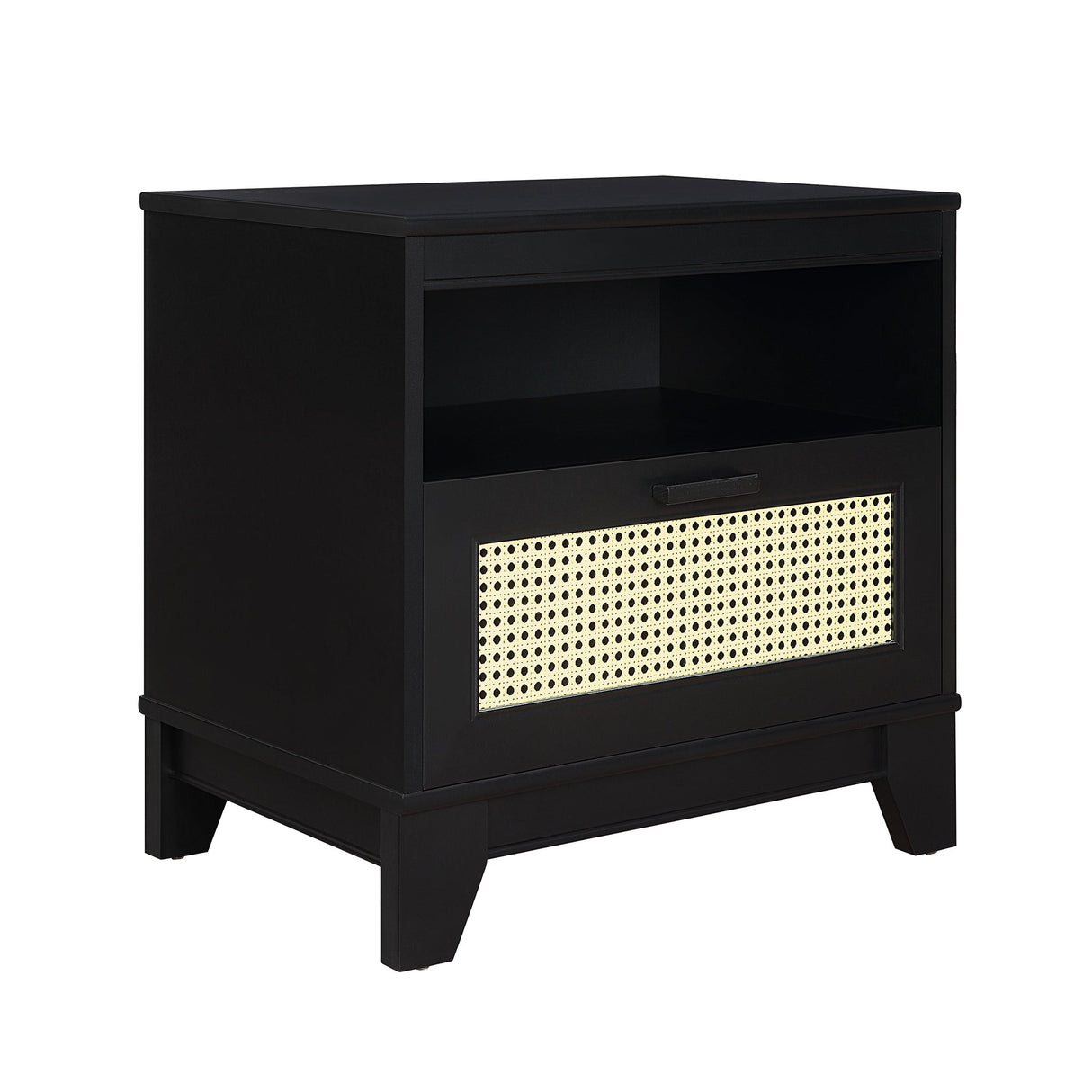 Sheridan Nightstand in Black by Manhattan Comfort at Eve Furniture
