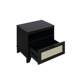 Sheridan Nightstand in Black by Manhattan Comfort at Eve Furniture
