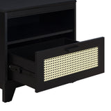 Sheridan Nightstand in Black by Manhattan Comfort at Eve Furniture