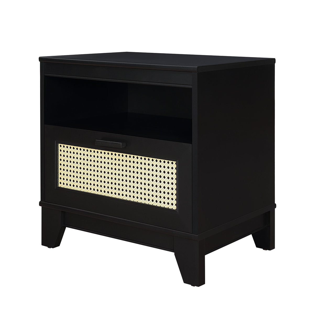 Sheridan Nightstand in Black by Manhattan Comfort at Eve Furniture