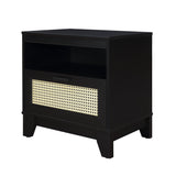 Sheridan Nightstand in Black by Manhattan Comfort at Eve Furniture