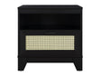 Sheridan Nightstand in Black by Manhattan Comfort at Eve Furniture