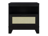 Sheridan Nightstand in Black by Manhattan Comfort at Eve Furniture