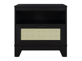 Sheridan Nightstand in Black by Manhattan Comfort at Eve Furniture