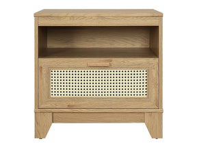 Sheridan Nightstand in Nature by Manhattan Comfort at Eve Furniture