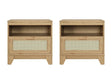 Sheridan Nightstand in Nature (set of 2) by Manhattan Comfort at Eve Furniture