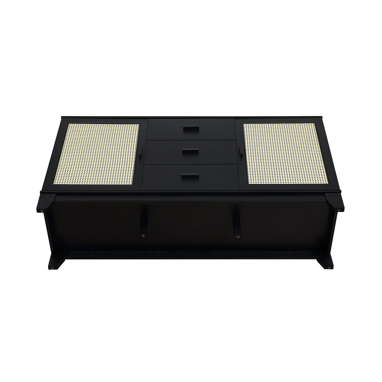 Sheridan Sideboard Cabinet in Black by Manhattan Comfort at Eve Furniture