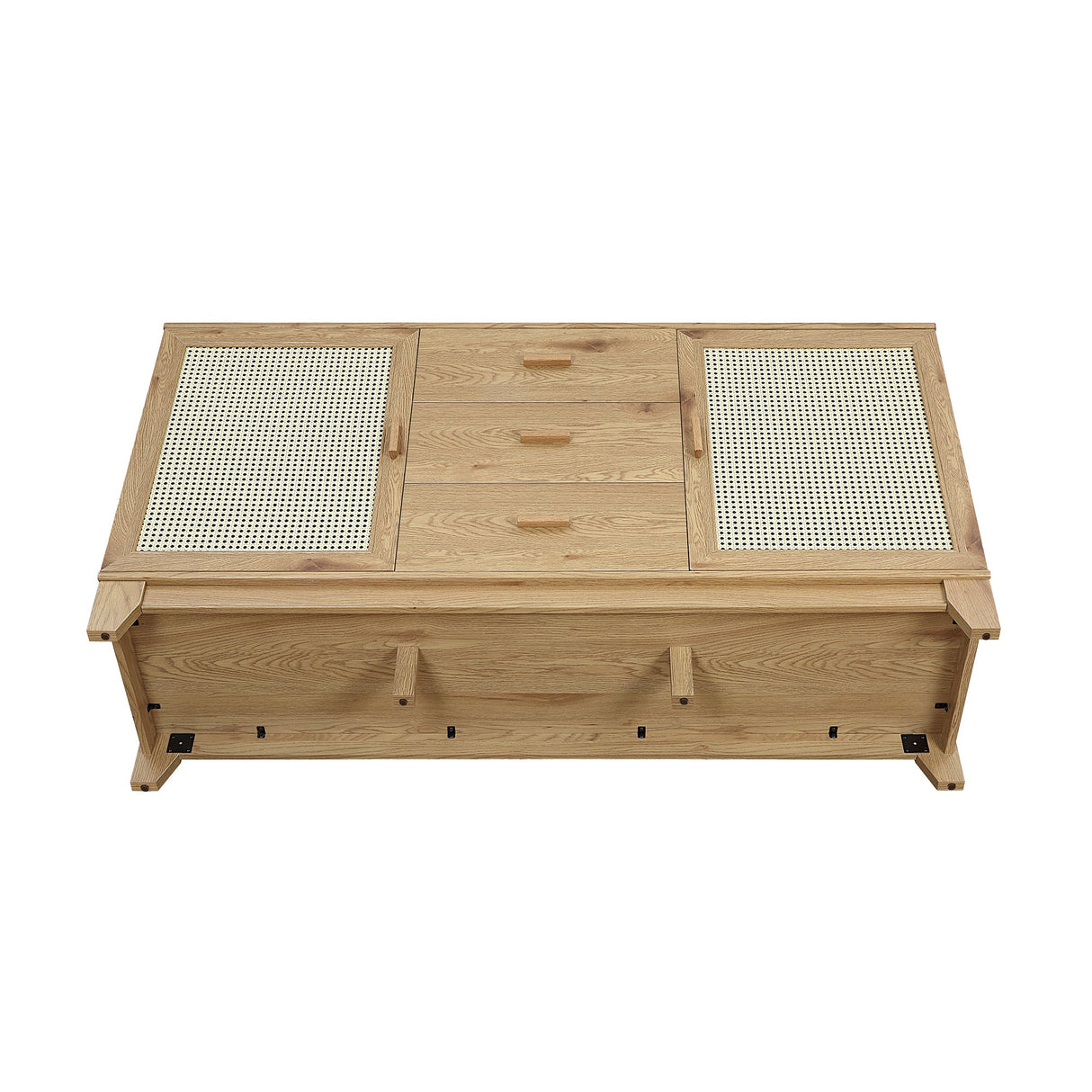 Sheridan Sideboard Cabinet in Nature by Manhattan Comfort at Eve Furniture