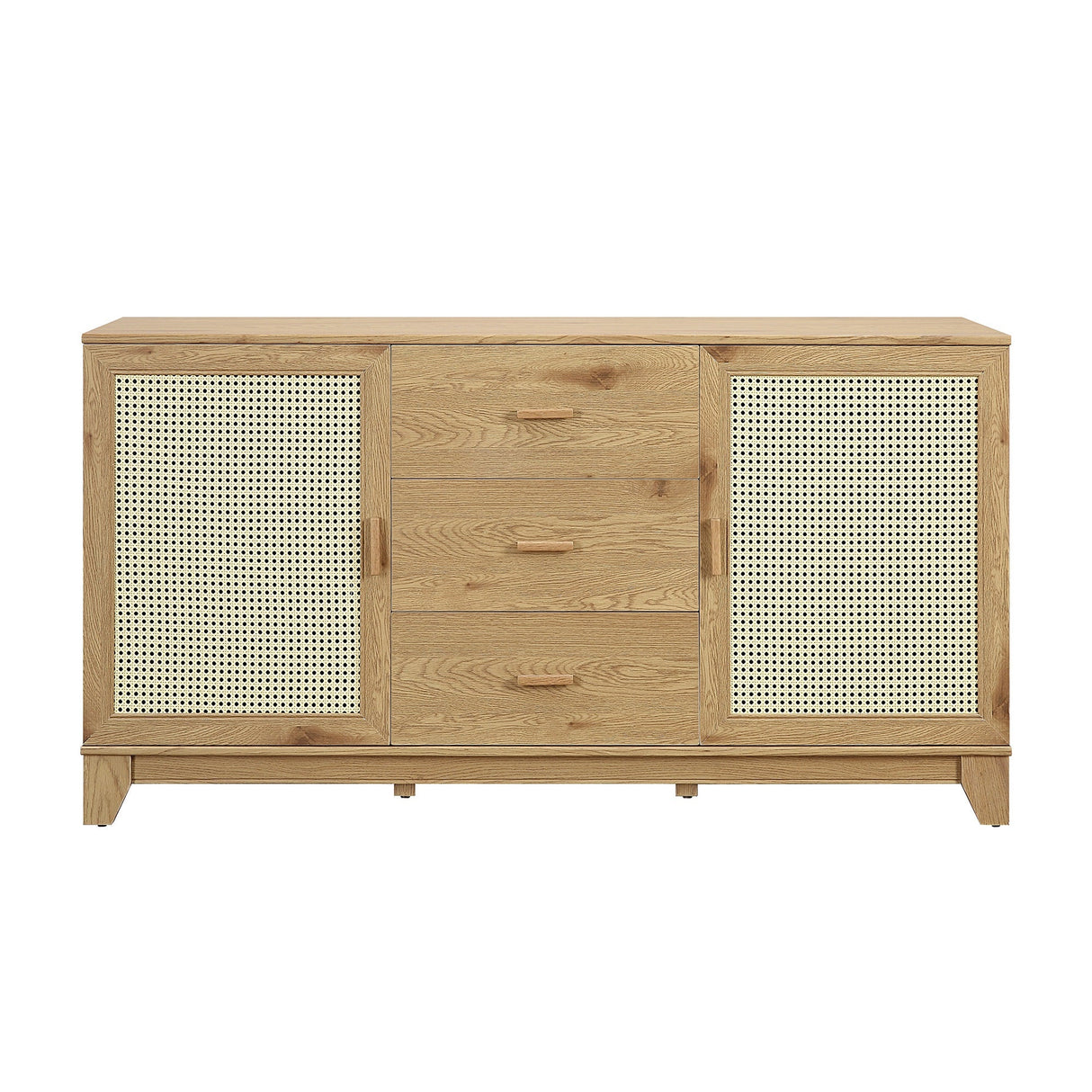 Sheridan Sideboard Cabinet in Nature by Manhattan Comfort at Eve Furniture
