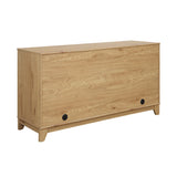 Sheridan Sideboard Cabinet in Nature by Manhattan Comfort at Eve Furniture