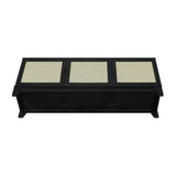 Sheridan TV Stand in Black by Manhattan Comfort at Eve Furniture