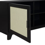 Sheridan TV Stand in Black by Manhattan Comfort at Eve Furniture