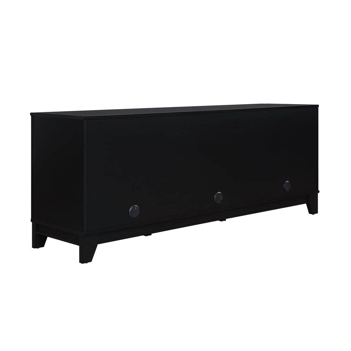 Sheridan TV Stand in Black by Manhattan Comfort at Eve Furniture