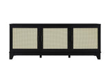 Sheridan TV Stand in Black by Manhattan Comfort at Eve Furniture