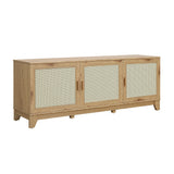 Sheridan TV Stand in Nature by Manhattan Comfort at Eve Furniture