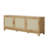 Sheridan TV Stand in Nature by Manhattan Comfort at Eve Furniture