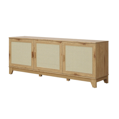 Sheridan TV Stand in Nature by Manhattan Comfort at Eve Furniture