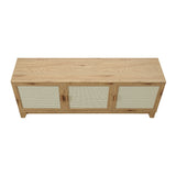 Sheridan TV Stand in Nature by Manhattan Comfort at Eve Furniture